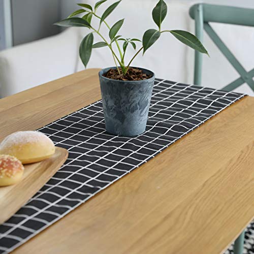 Chemin de table géométrique pour décoration de table longue chic - 3