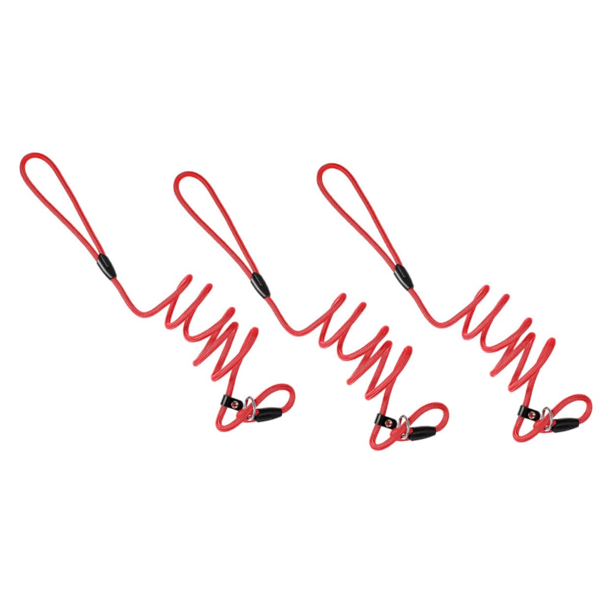 Mikikit 3Pcs Wear Resistant Dog Leash Comfortable Pet Leashes for Convenient Training Design for Daily Walks and Travel