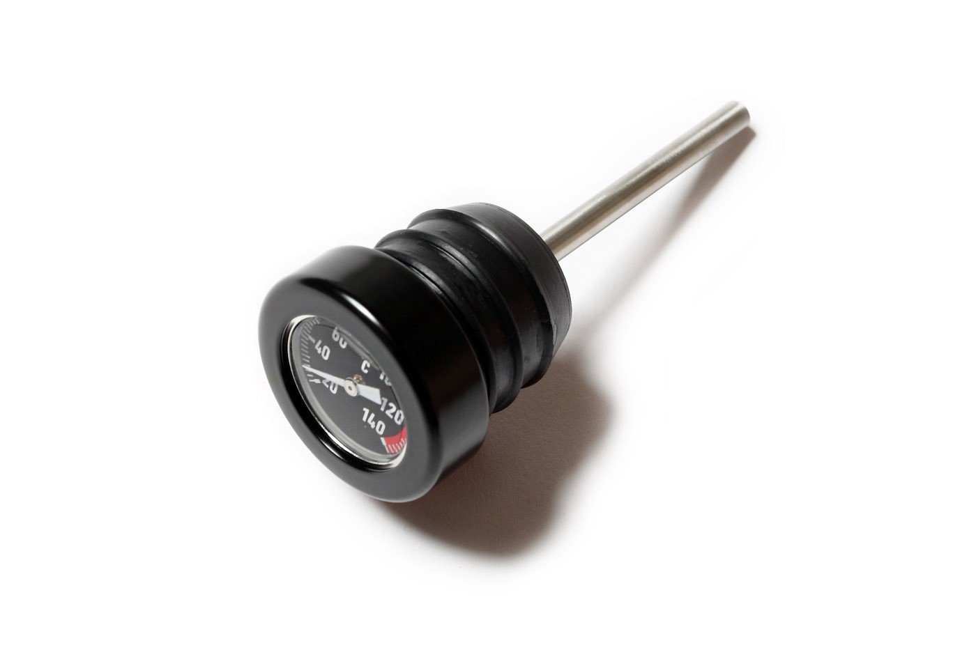 Motorrad-Öltemperatur-Messstab - Ölmessstab mit integriertem 25 mm Durchmesser Ölthermometer für Harley-Davidson Softail ab 1999