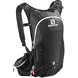 SALOMON Agile 12 - Mochila Muy Ligera, 12L, para Correr, 45x22,5x13,5 cm, Negro