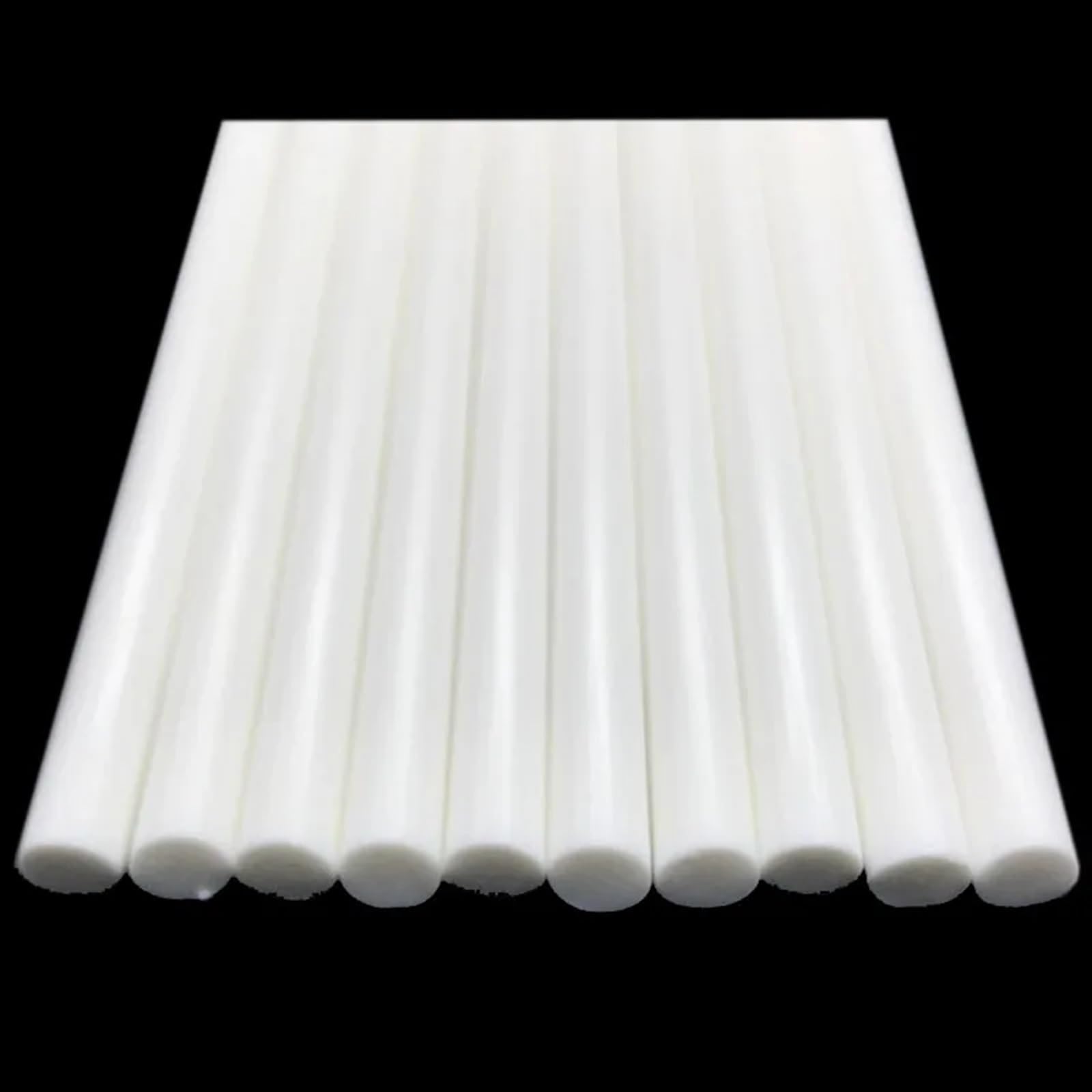 Bâtons de Colle Chaude Lot de 50 bâtons de Colle thermofusible de Couleur Blanche de 7 mm for réparation Audio de Voiture