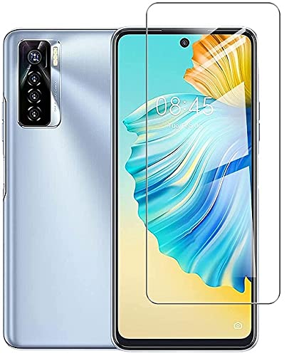 Image of COVER CAPITAL Tempered Glass Full Glue 9H Flexible Tempered Glass Screen Protector ForTecno Camon 17 -Transparent (Full Screen Coverage Except Curved Edges)