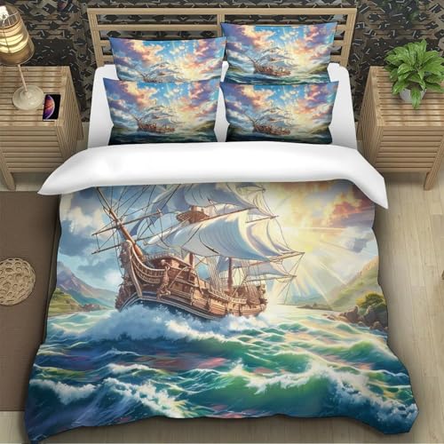 Housse de couette microfibre hypoallergénique lit king size - 5