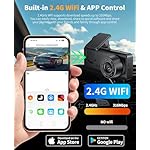 Dash Cam for Car, Front Dual Channel Dash Cam WiFi, Dash Camera for Cars 2.0" IPS Screen, App Control, G-Sensor, Loop Recording, 170° Wide Angle, Night Vision, Parking Mode - Image 4