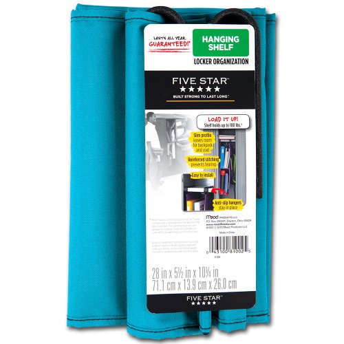 Five Star Locker Accessories, Hanging Locker Shelf, Holds up to 100 Lbs. Pink (72232)