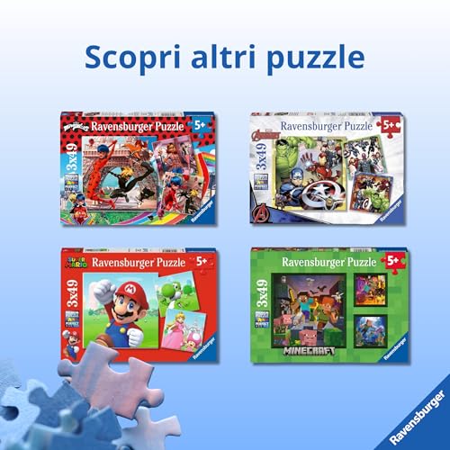 Puzzle 3X49 Cars 2 Giro Mondo - 5