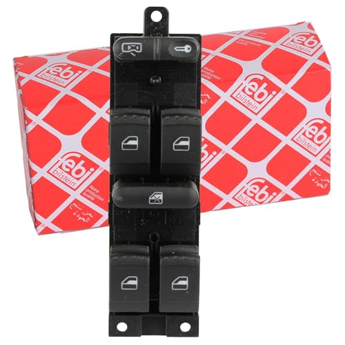 febi bilstein 37644 Switch Unit for power window regulator, with safety switch, driver side, pack of one