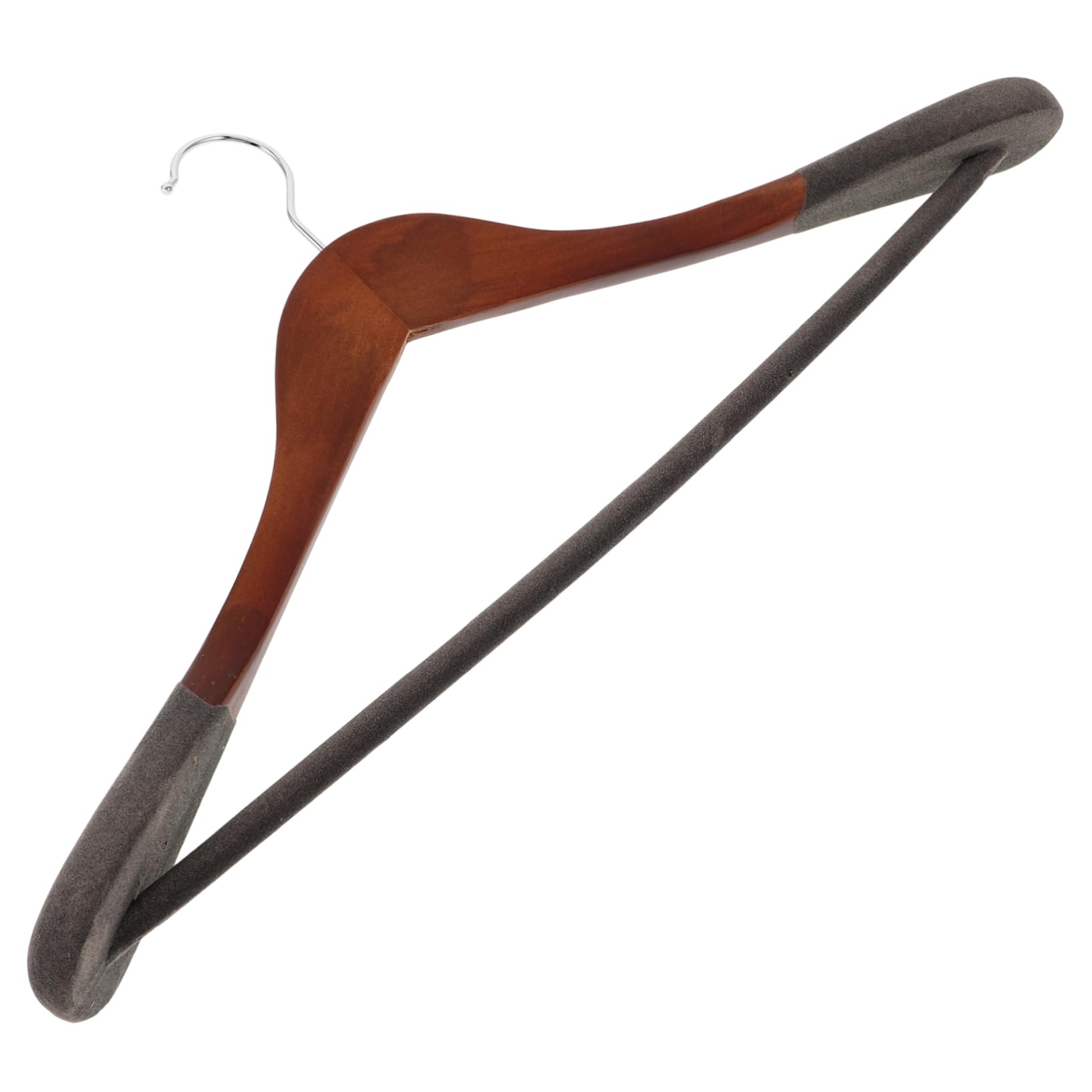 PRETYZOOM Heavy Duty Wooden Suit Hanger with Wide Shoulder Design for Men Non Slip Rotating Hook for Effortless Closet Organization for Coats Jackets and Shirts