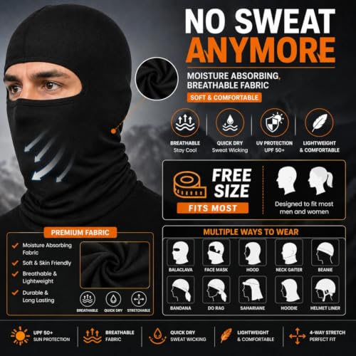 GUDBUN FASHION Balaclava Face Mask with UV Protection - Image 4