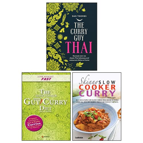 Curry Guy Thai [Hardcover], The Skinny Slow Cooker Curry Recipe Book, Lose Weight Fast The Slow Cooker Spice-Guy Curry Diet Recipe Book 3 Books Collection Set