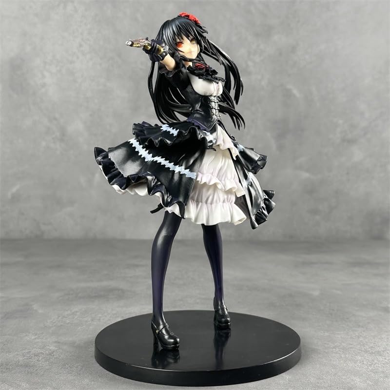 kurumi black dress Date A Live Tokisaki Kurumi Nightmare Black Cosplay Costume