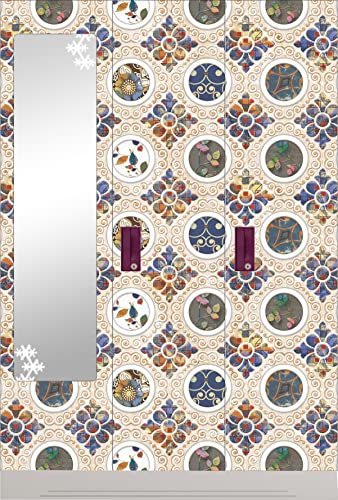 Image of CABANA HOMES Wall Stickers Botanical DIY Wallpaper for Decals (45 x 125 cm, 1 Roll) (6 sq. ft) Decorative Self Adhesive Home Decor Furniture Table Top Kitchen Tiles Ceiling, Beige
