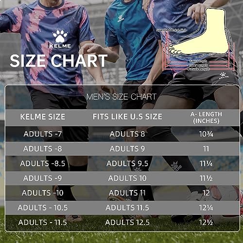 KELME Men's Soccer Shoes Indoor Turf Shoes Youth Soccer Cleats for Boys Training Football Boots2