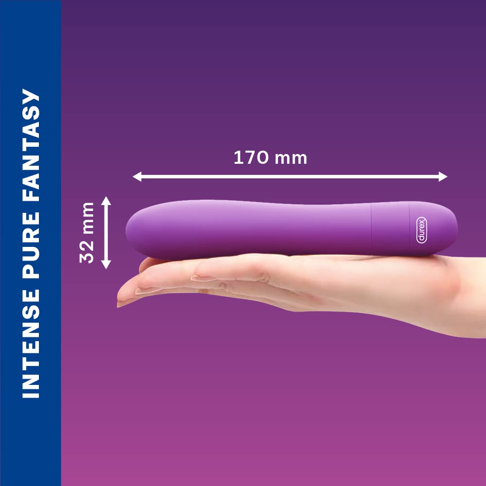 Kit Durex vibratori Pure Fantasy e Play Delight, Vibratore stimolante clitoride e vagina, Waterproof
