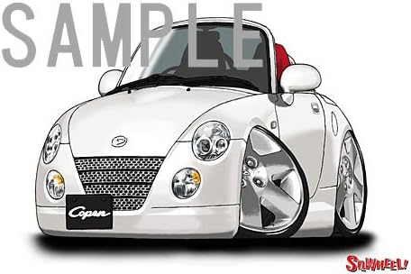 Amazon Co Jp Sqwheel ダイハツ コペン 白 のイラスト おもちゃ