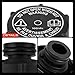 A-Premium Coolant Reservoir Expansion Tank Cap Compatible with Jaguar Vanden Plas 1998-2003, X-Type 2002-2007, XJ8 1998-2003/2005, XJR 1998-2001, XK8 1997-2004/2006, XKR 2000-2006