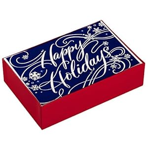 Hallmark Weihnachtskarten, 40 blaue Happy Holidays