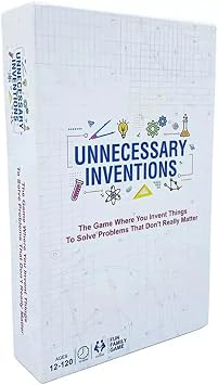 Funderdome Unnecessary Inventions - The Game Where You Invent Things to Solve Problems that Dont Really Matter, Ages 12+ for 4-8 Players
