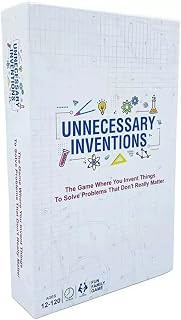 Funderdome Unnecessary Inventions - The Game Where You Invent Things to Solve Problems That Don't Really Matter, Ages 12+ for 4-8 Players