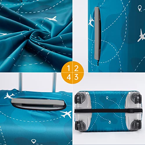 Travelkin Luggage Covers For Suitcase Tsa Approved,Suitcase Cover Protector Fit 18-32 Inch Luggage #TOP2