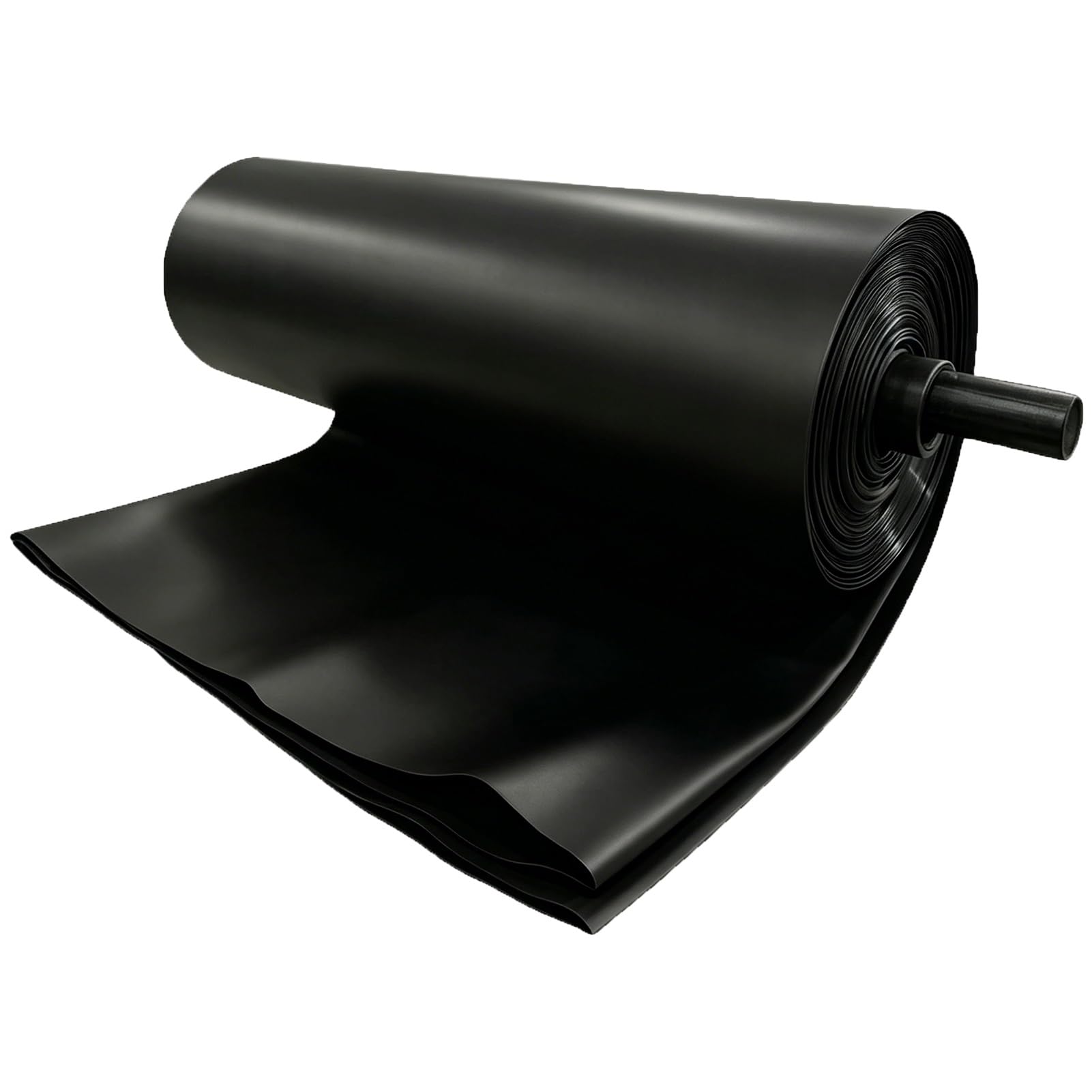 JNTFNE 5x8m 6x10m 8x12m 10x15m HDPE Black Pond Liner Tear Proof Flexible 0.13mm Polythene Plastic Sheeting for Fish Ponds Irrigation Reservoir Aquaculture(3x5m(9.8x16.4ft))