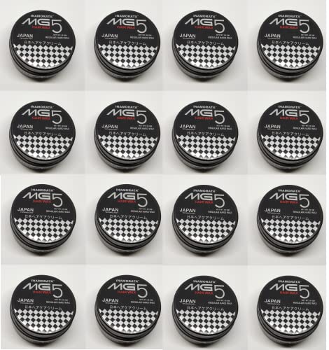 Image of INAMORATA MG5 HAIR WAX, 16 PACK OF 50G JARS, MATTE FINISH, ALL HAIR TYPES, PARABEN FREE, LIME SCENTED