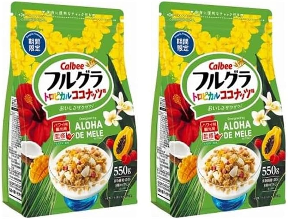Amazon.co.jp: カルビー フルグラ トロピカルココナッツ味 550g Amazon.co.jp: カルビー フルグラ トロピカルココナッツ味 550g