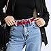 Ekoama Punk Charm Youth Belt Adjustable PU Leather Waistband Unisex Fashion Accessory for Casual Streetwear Outfits