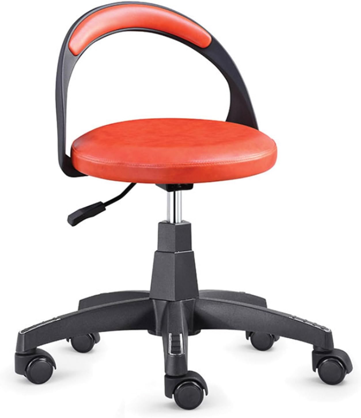 Adjustable Hydraulic Dentist Stool & Doctor Chair - Swivel Salon & Tattoo Stool with PU Leather Seat - Ergonomic Bar Chair for Comfort & Convenience
