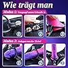 Fantasy Small Big Strap on Dildo Set (15cm,18cm, 21cm,25 cm), realistischer tragbarer Silikondildo, Analdildo und Saugnapf-Lesbenspielzeug, violetter Anfängerdildo umschnall-dildos für weibliche #4