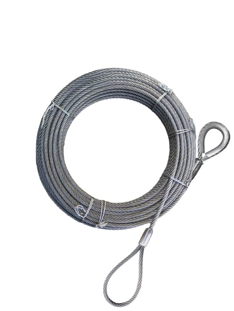 神鋼 ワイヤーロープ 牽引ワイヤーロープ 玉掛け 28mm 5m 工事用材料