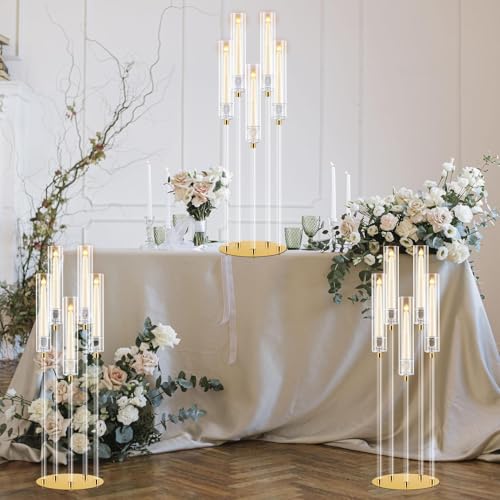 8 Set Acrylic Candelabra Centerpieces 35