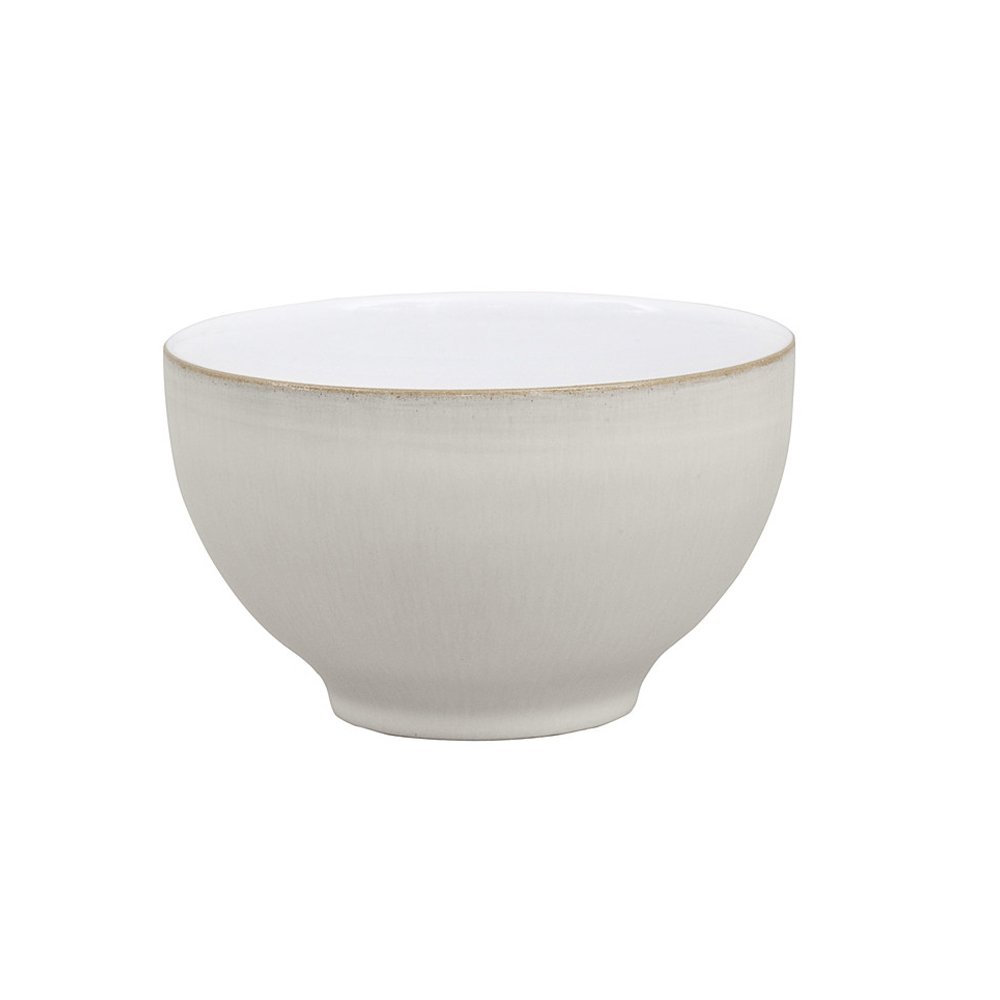 Denby Cream Natural Canvas Small Bowl, Ceramic, 10.5 X 10.5 X 6.5 Cm