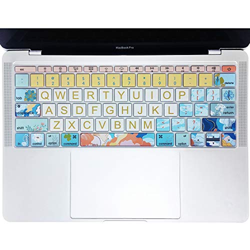 SANFORIN Keyboard Cover Skin for MacBook Pro Retina 12 Inch A1534 & MacBook