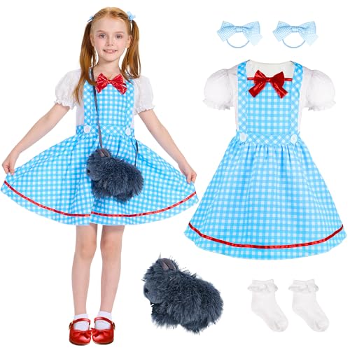 IKALI Girls Book Character Costume Fairytale World Book Day Storybook Character Dress Up Outfit for Kids Toddlers