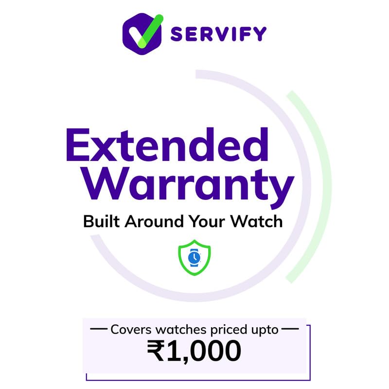 Image of Servify Care 2 Year Extended Warranty for Watches Upto 1000