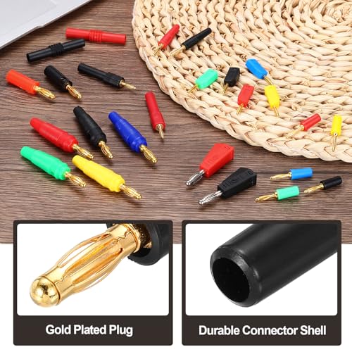 30 Pzas Conectores Banana 4mm 10A 8.5mm x 37.7mm miniatura 3