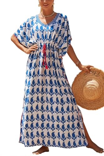 CHERRY CAT Beach Dress Swim Cover Up Summer Dress Swimwear Cover Ups