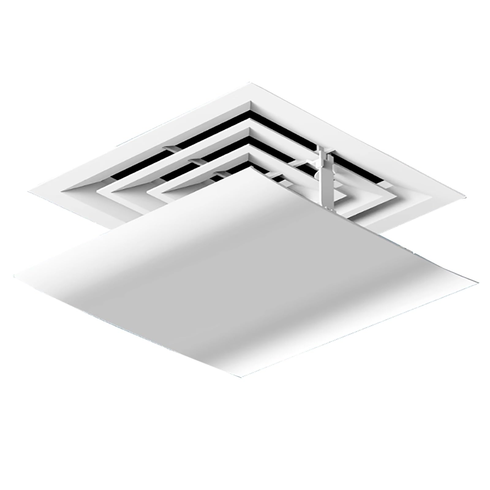 WYHBXD Air Conditioner Deflector Wind Deflector Wind Direction Central Household Air Conditioning Deflector Cover Air Deflector Windshield, Purifying filter (Size : 60x60cm/24x24in)