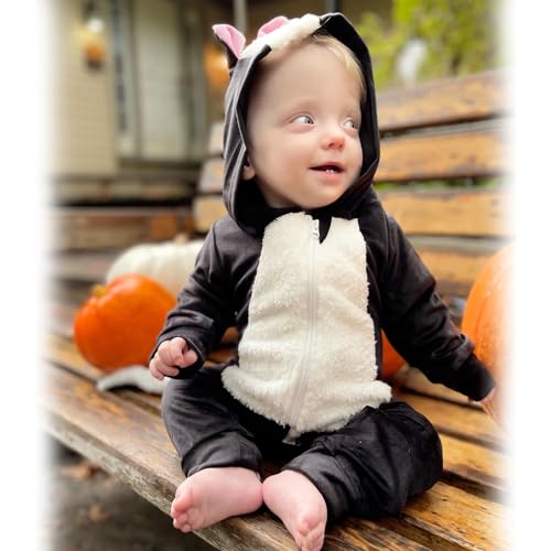 HINTINA Infant Baby Boys Girl Animal Hooded Jumpsuit Romper Halloween Christmas Clothes Fall Winter Clothing2