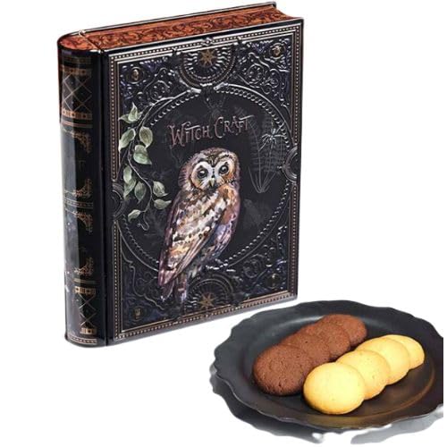 【2025】カルディ 魔法辞書クッキー缶×1缶 お菓子缶 クッキー缶 人気 ハロウィン KALDI