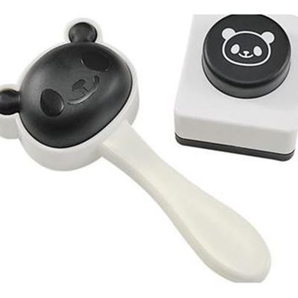 DIY Bento Panda Shape Sushi Maker Mould Rice Ball Onigiri Mold with Nori Punch