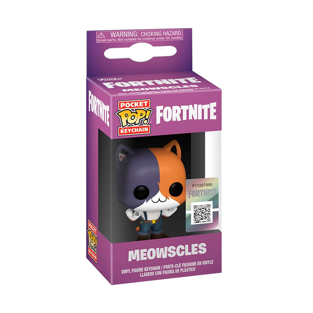 Funko Pop! Keychain: Fortnite - Meowscles - Collectable Vinyl Mini
