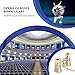 Aomekie Opera Glasses Binoculars 3X25 Theater Glasses Mini Binocular Compact with Chain for Adults Women in Musical Concert（Gold）