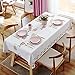 SUNFDD La Tovaglia del Tavolino È Realizzata in PVC AntiGraffio, Impermeabile, Resistente al Calore E All'Olio, Tavolo da Pranzo per La Casa, Tovaglia da Cucina, Picnic All'Aperto 120x180cm(WxH) C