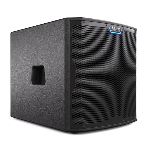 ALTO TS15S 2500W 15' Subwoofer, Powered PA Speaker with 6 Selectable DSP Modes, Easy Setup, 132 dB, 3' Voice Coil, Superior Bass