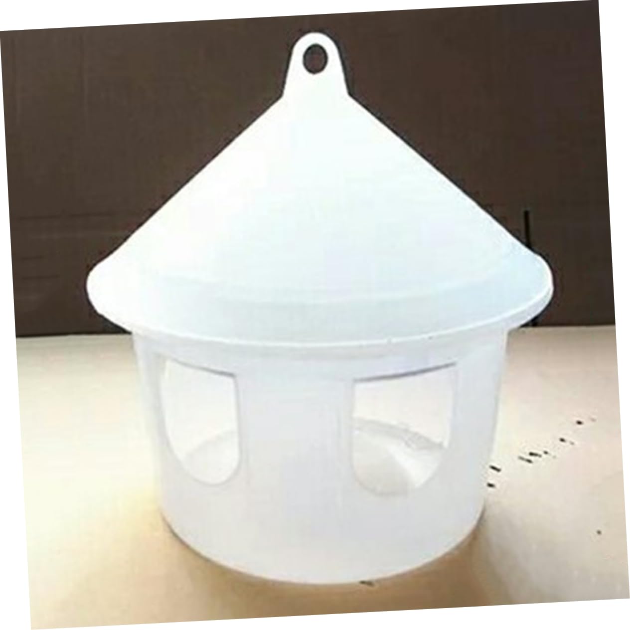 Toddmomy 2 Comederos para Pájaros para Exteriores De Plástico Antiderrames Resistentes A La Intemperie.