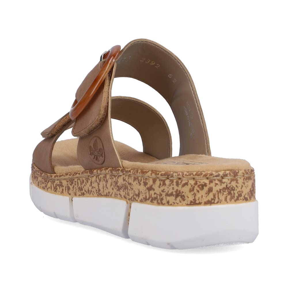 Rieker Femme Chaussures Basses V2392, Dame Mocassin,Chaussons