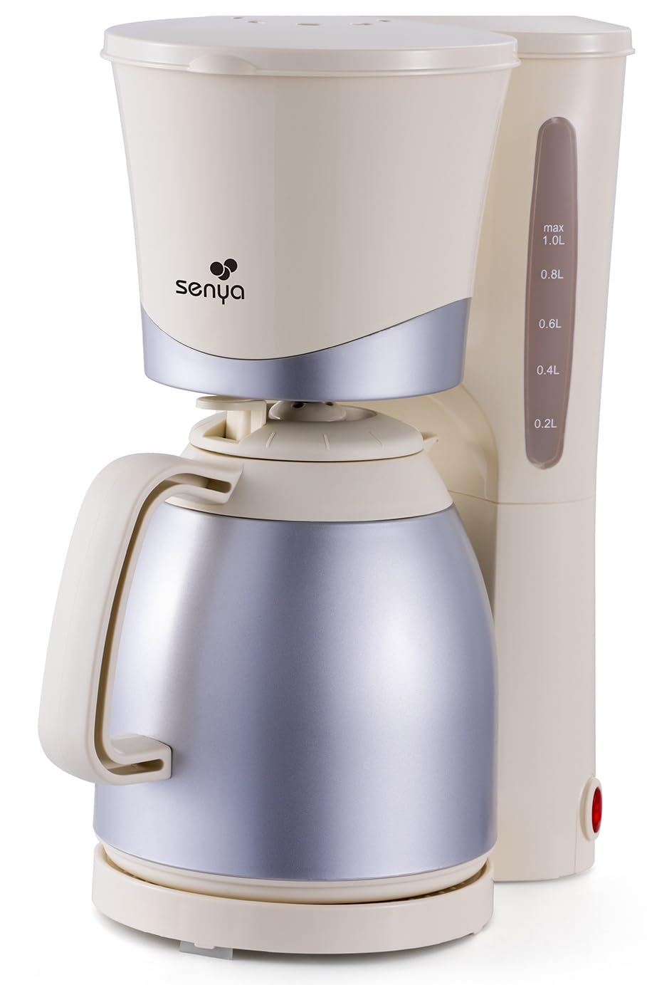 Senya Cafetière Isotherme, cafetière filtre compacte, arrêt automatique