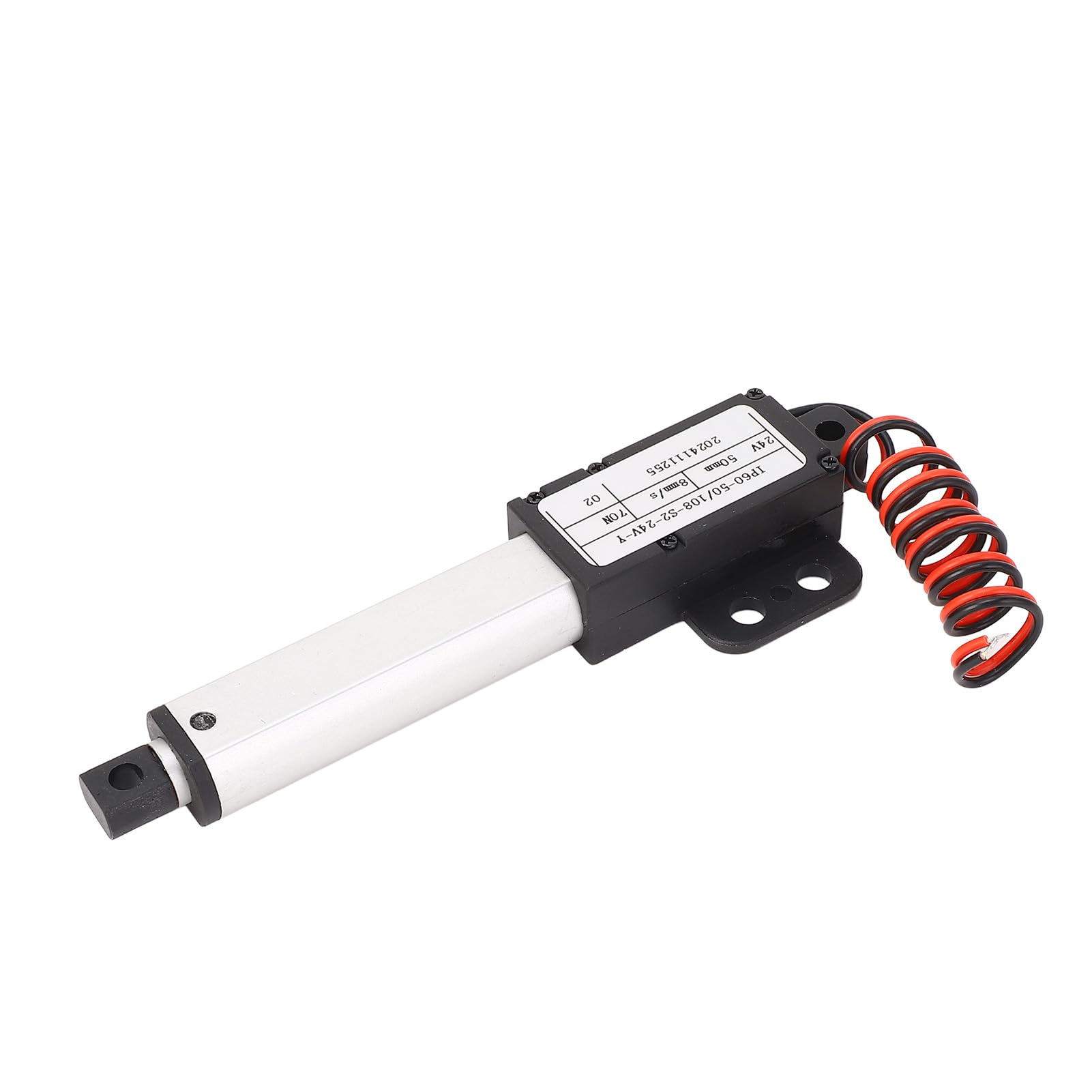 Actionneur linéaire électrique 240N 24V miniature de 50mm de course